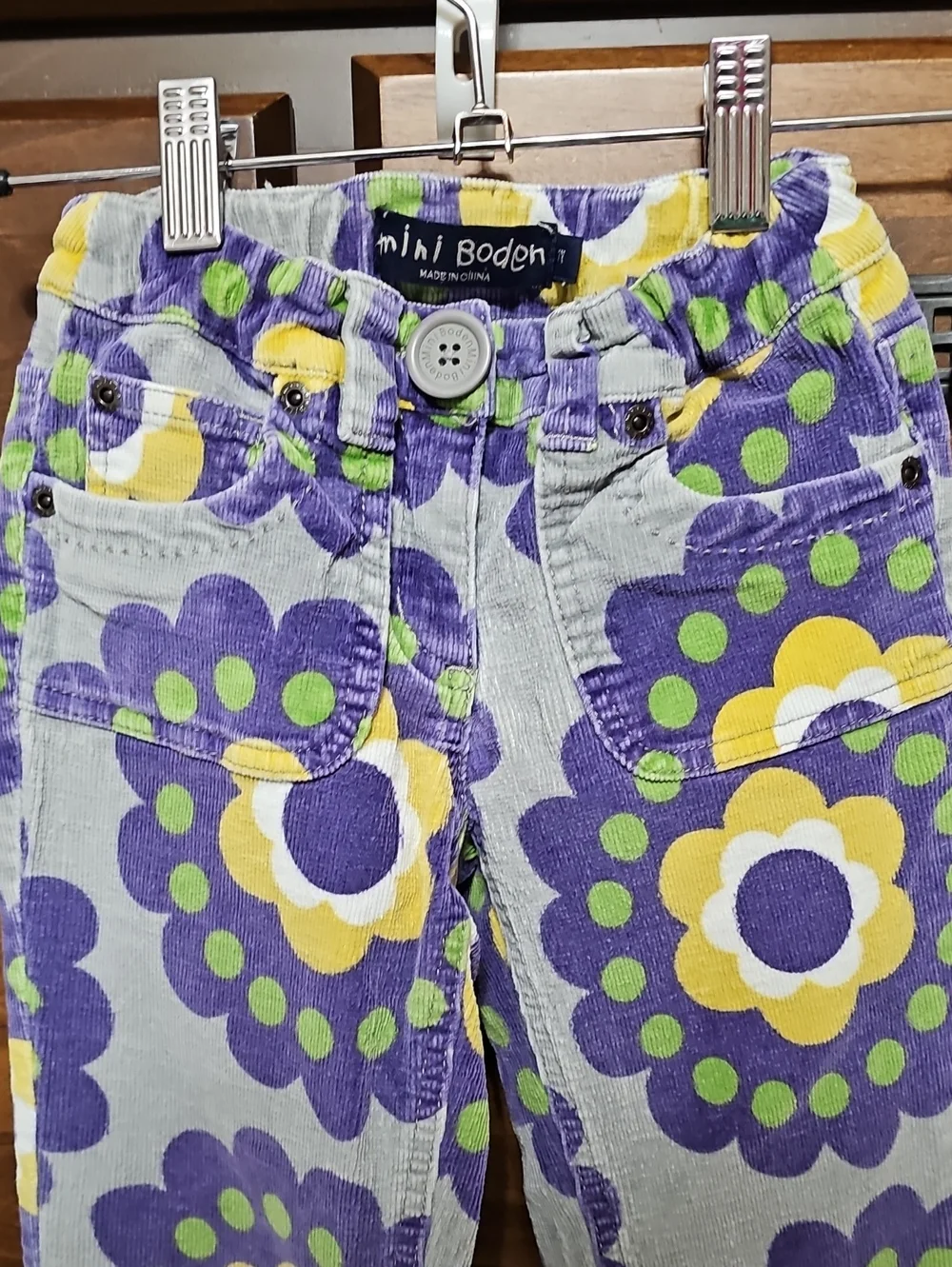 Mini Boden Funky Flared Cordouroy Pants